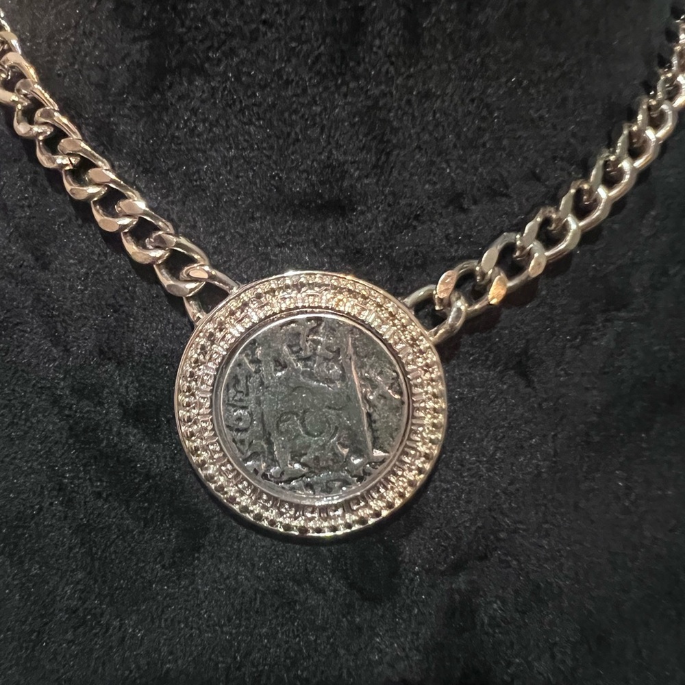 White House Black Market Coin Necklace